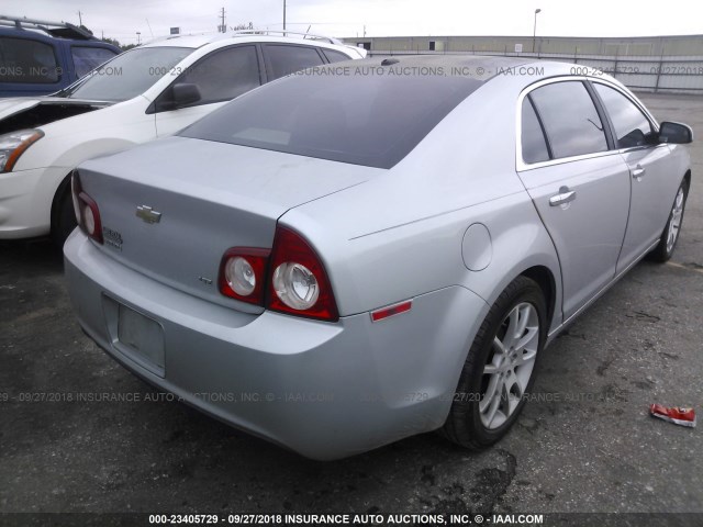 1G1ZK57B69F192730 - 2009 CHEVROLET MALIBU LTZ 银色 照片 4