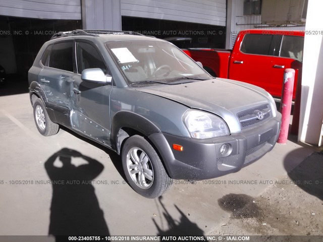 KM8JN12D46U429442 - 2006 HYUNDAI TUCSON GLS/LIMITED TEAL photo 1