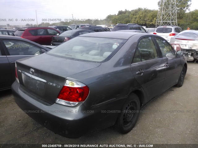 4T1BE32K56U666729 - 2006 TOYOTA CAMRY LE/XLE/SE Сұр фото 4