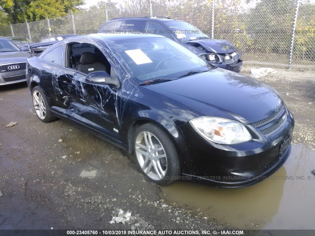 1G1AP18X497131971 - 2009 CHEVROLET COBALT SS BLACK photo 1