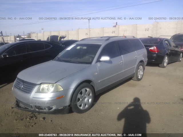 WVWWH63B43E126002 - 2003 VOLKSWAGEN PASSAT GLX GRAY photo 2