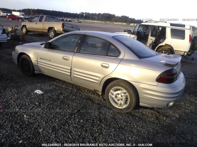 1G2NE52T5XC530215 - 1999 PONTIAC GRAND AM SE SILVER photo 3