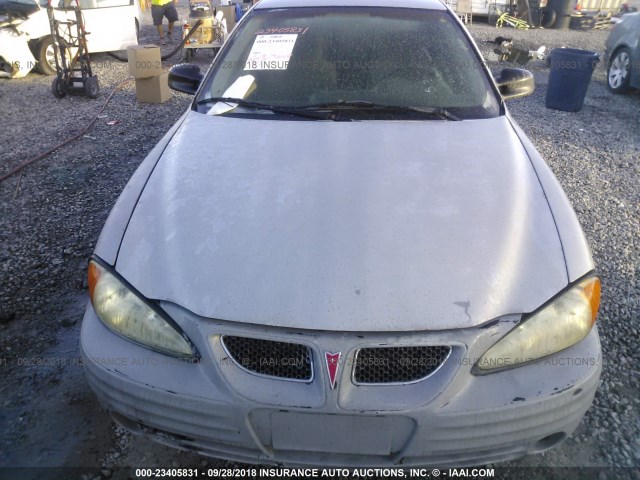 1G2NE52T5XC530215 - 1999 PONTIAC GRAND AM SE SILVER photo 6