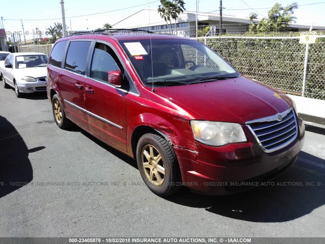 2A4RR5D15AR235430 - 2010 CHRYSLER TOWN & COUNTRY TOURING RED photo 1