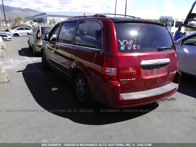 2A4RR5D15AR235430 - 2010 CHRYSLER TOWN & COUNTRY TOURING RED photo 3