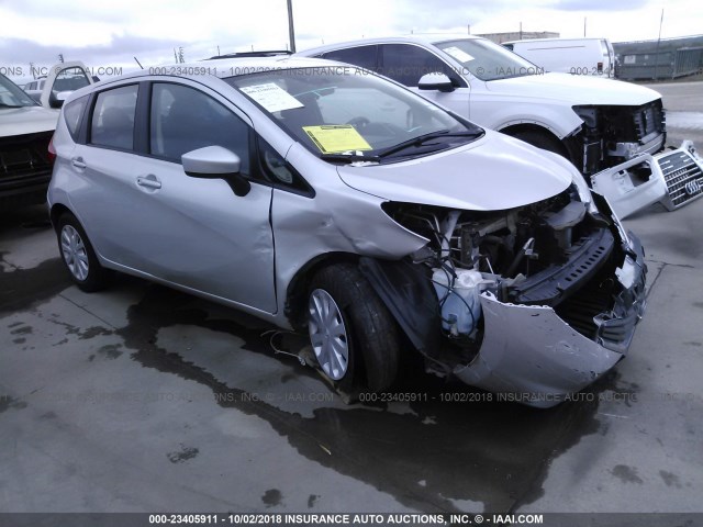 3N1CE2CP7FL370993 - 2015 NISSAN VERSA NOTE S/S PLUS/SV/SL/SR SILVER photo 1