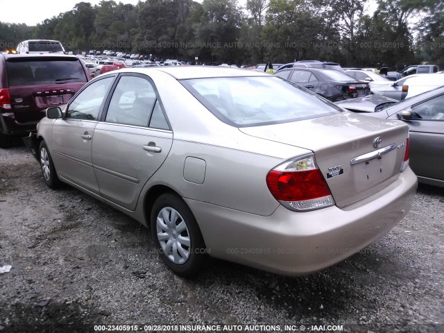4T1BE30K85U958988 - 2005 TOYOTA CAMRY LE/XLE/SE GOLD photo 3