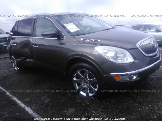 5GAER23738J160994 - 2008 BUICK ENCLAVE CXL Marron photo 1