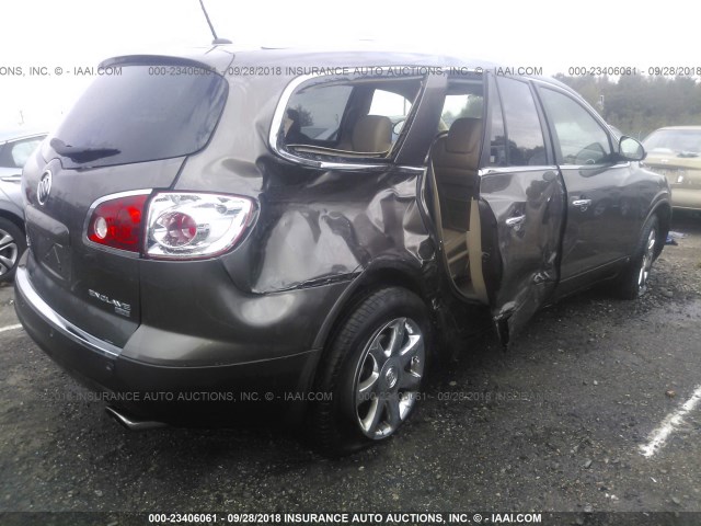 5GAER23738J160994 - 2008 BUICK ENCLAVE CXL Marron photo 4
