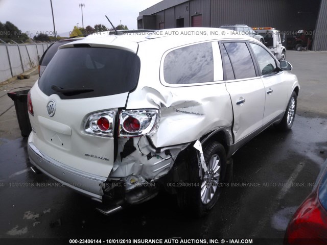 5GAKRCED8CJ354764 - 2012 BUICK ENCLAVE CREAM photo 4