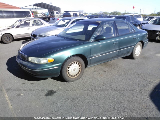 2G4WY52M7W1466341 - 1998 BUICK CENTURY LIMITED GREEN photo 2