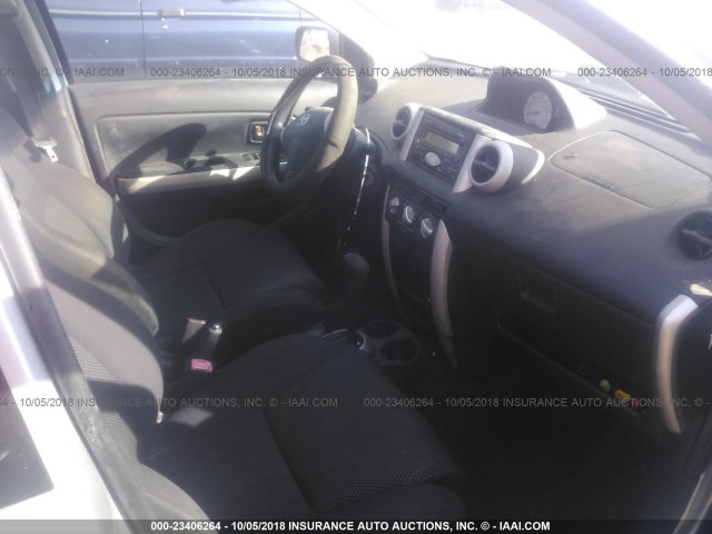 JTKKT624650105886 - 2005 TOYOTA SCION XA ვერცხლისფერი ფოტო 5