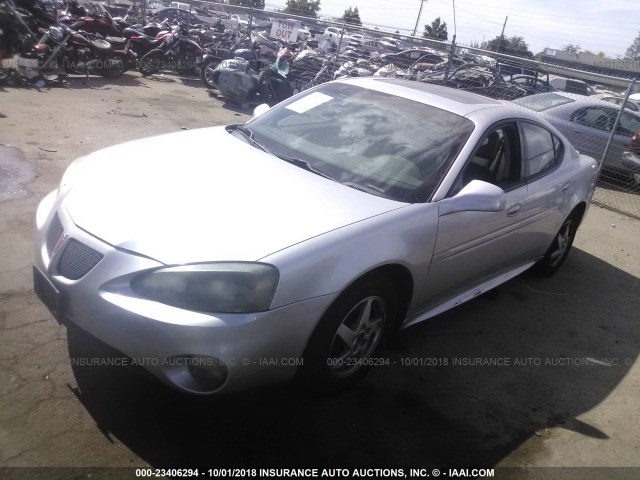 2G2WS522341251948 - 2004 PONTIAC GRAND PRIX GT2 ვერცხლისფერი ფოტო 2