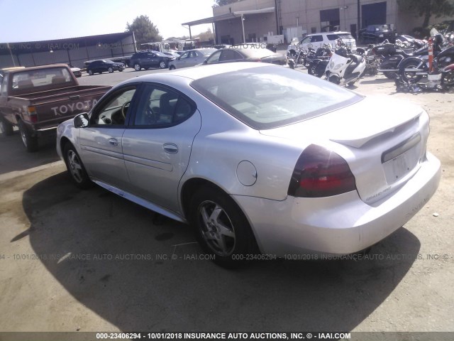 2G2WS522341251948 - 2004 PONTIAC GRAND PRIX GT2 SILVER photo 3