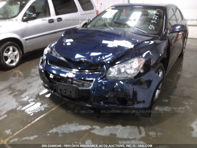 1G1ZC5E09CF246267 - 2012 CHEVROLET MALIBU 1LT BLUE photo 6