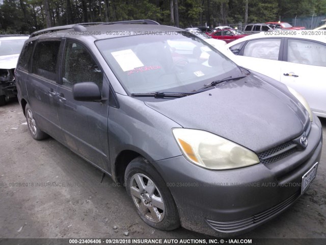 5TDZA23C05S350738 - 2005 TOYOTA SIENNA CE/LE GRAY photo 1