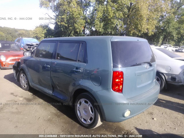 JTLKE50E581013453 - 2008 TOYOTA SCION XB Теңіз түсті фото 3