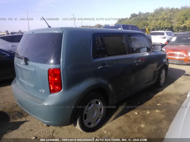 JTLKE50E581013453 - 2008 TOYOTA SCION XB Теңіз түсті фото 4