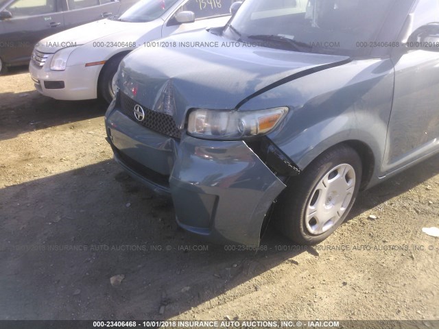 JTLKE50E581013453 - 2008 TOYOTA SCION XB Теңіз түсті фото 6