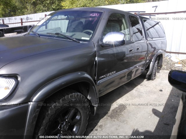 5TBRT341X4S447143 - 2004 TOYOTA TUNDRA ACCESS CAB SR5 GRAY photo 6