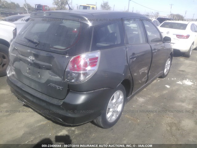 2T1KR30E58C715093 - 2008 TOYOTA COROLLA MATRIX XR GRAY photo 4