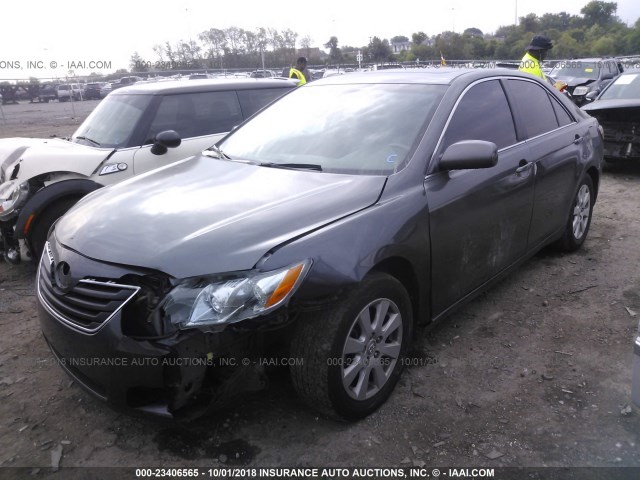 4T1BB46K68U059752 - 2008 TOYOTA CAMRY HYBRID GRAY photo 2