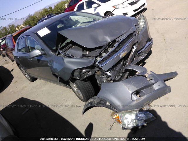 1G1ZF57599F104073 - 2009 CHEVROLET MALIBU HYBRID GRAY photo 1