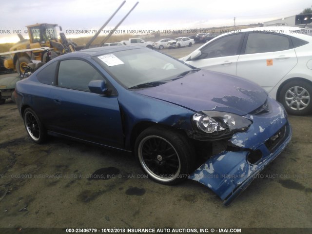 JH4DC53002C041603 - 2002 ACURA RSX TYPE-S BLUE photo 1