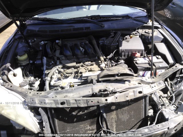 4T1BK46K48U567802 - 2008 TOYOTA CAMRY LE/XLE/SE BLACK photo 10
