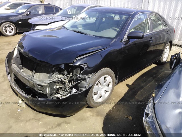 4T1BK46K48U567802 - 2008 TOYOTA CAMRY LE/XLE/SE BLACK photo 2