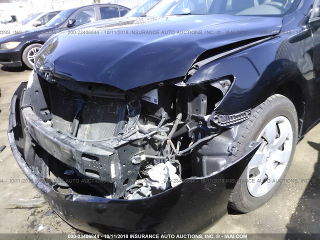 4T1BK46K48U567802 - 2008 TOYOTA CAMRY LE/XLE/SE BLACK photo 6