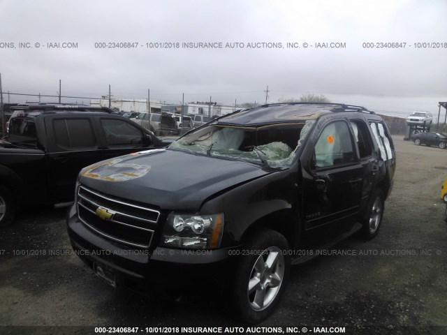 1GNSCAE07DR188605 - 2013 CHEVROLET TAHOE C1500  LS BLACK photo 2