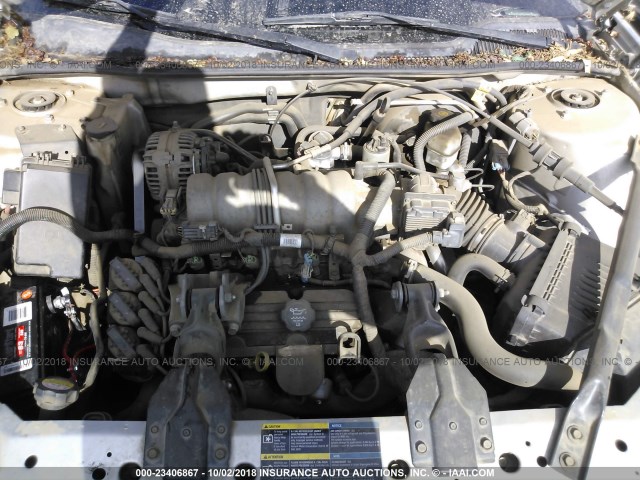 2G2WP552261127444 - 2006 PONTIAC GRAND PRIX SILVER photo 10