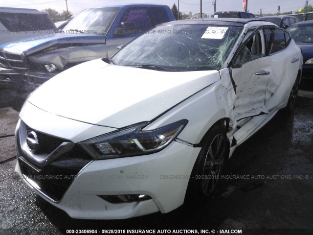 1N4AA6AP9HC365471 - 2017 NISSAN MAXIMA 3.5S/3.5SV/3.5SL/3.5 SR/3 WHITE photo 2