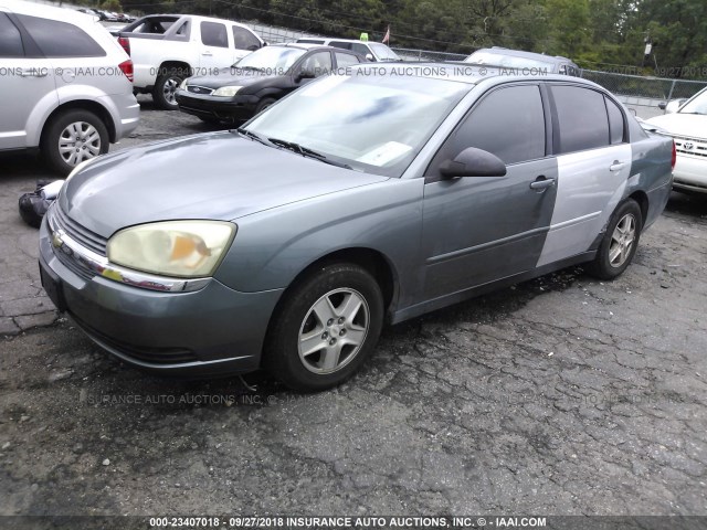 1G1ZT54855F110308 - 2005 CHEVROLET MALIBU LS ნაცრისფერი ფოტო 2