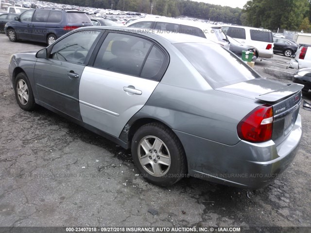 1G1ZT54855F110308 - 2005 CHEVROLET MALIBU LS ნაცრისფერი ფოტო 3