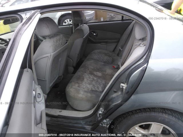 1G1ZT54855F110308 - 2005 CHEVROLET MALIBU LS ნაცრისფერი ფოტო 8