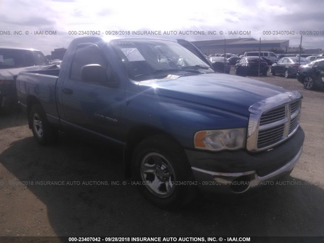 1D7HA16K84J154119 - 2004 DODGE RAM 1500 ST BLUE photo 1