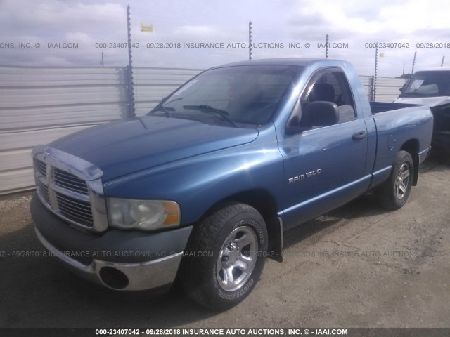 1D7HA16K84J154119 - 2004 DODGE RAM 1500 ST BLUE photo 2