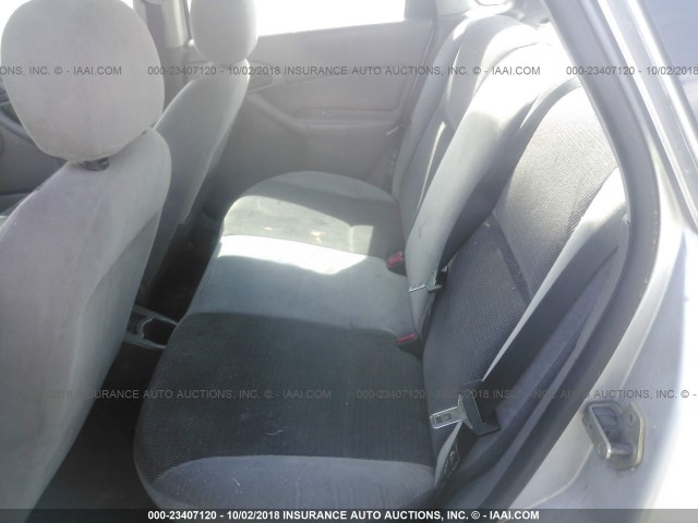 1FAFP34373W119750 - 2003 FORD FOCUS SE COMFORT/SE SPORT SILVER photo 8