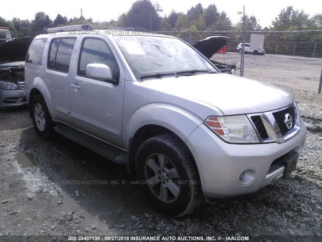 5N1AR18B88C620008 - 2008 NISSAN PATHFINDER S/LE/SE SILVER photo 1