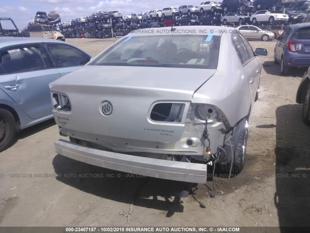 1G4HD57247U190993 - 2007 BUICK LUCERNE CXL GRAY photo 6