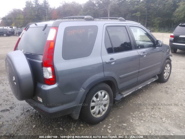 SHSRD789X6U432847 - 2006 HONDA CR-V SE/EX GRAY photo 4