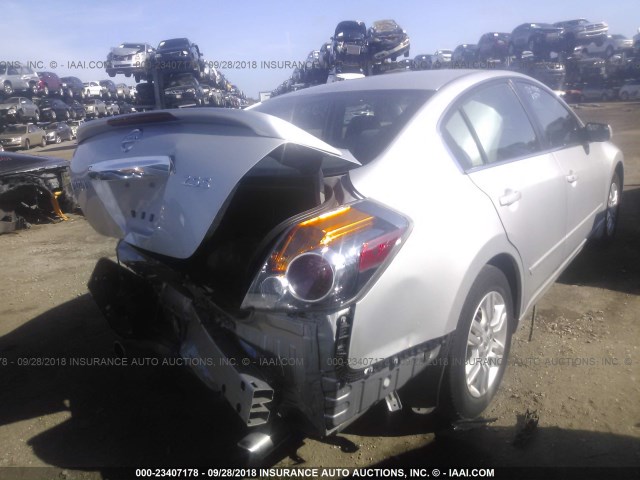 1N4AL2AP3CN568033 - 2012 NISSAN ALTIMA S SILVER photo 4