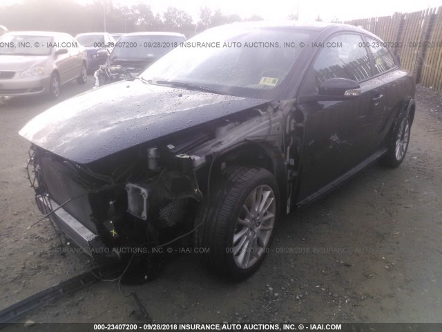 YV1672MK4B2220448 - 2011 VOLVO C30 T5 BLACK photo 2