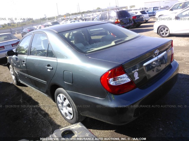 4T1BE32K03U735306 - 2003 TOYOTA CAMRY LE/XLE/SE GRAY photo 3