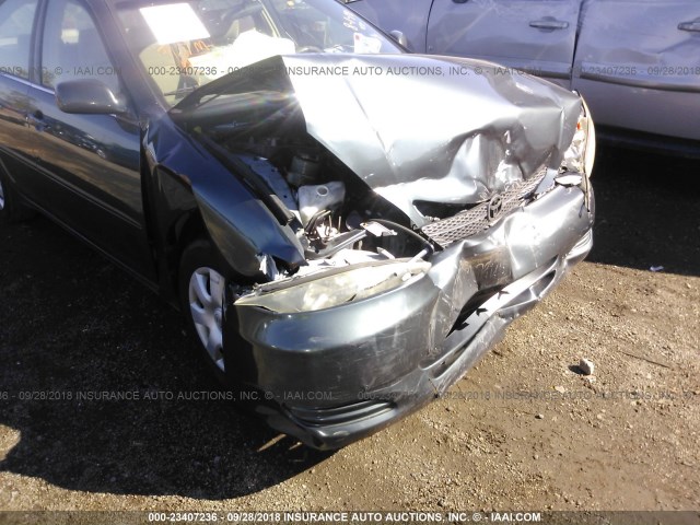 4T1BE32K03U735306 - 2003 TOYOTA CAMRY LE/XLE/SE GRAY photo 6