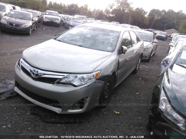 4T4BF1FK4ER396778 - 2014 TOYOTA CAMRY L/SE/LE/XLE Qızıl foto 2