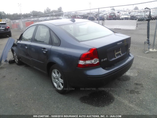 YV1MS382X62154208 - 2006 VOLVO S40 2.4I BLUE photo 3