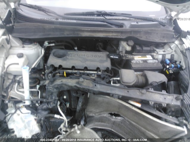 KM8JUCACXBU185586 - 2011 HYUNDAI TUCSON GLS/LIMITED 银色 照片 10